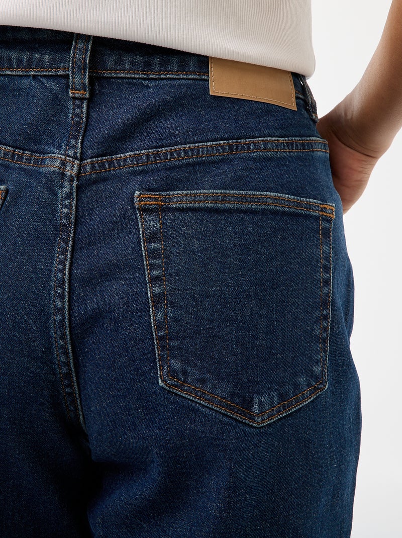 Jeans taglio mom - L32 Blu - Kiabi