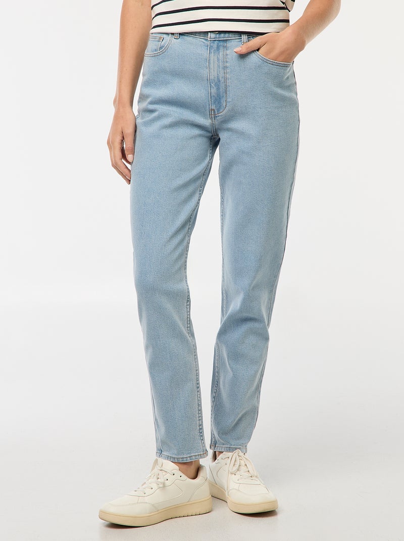 Jeans taglio mom - L32 Blu - Kiabi