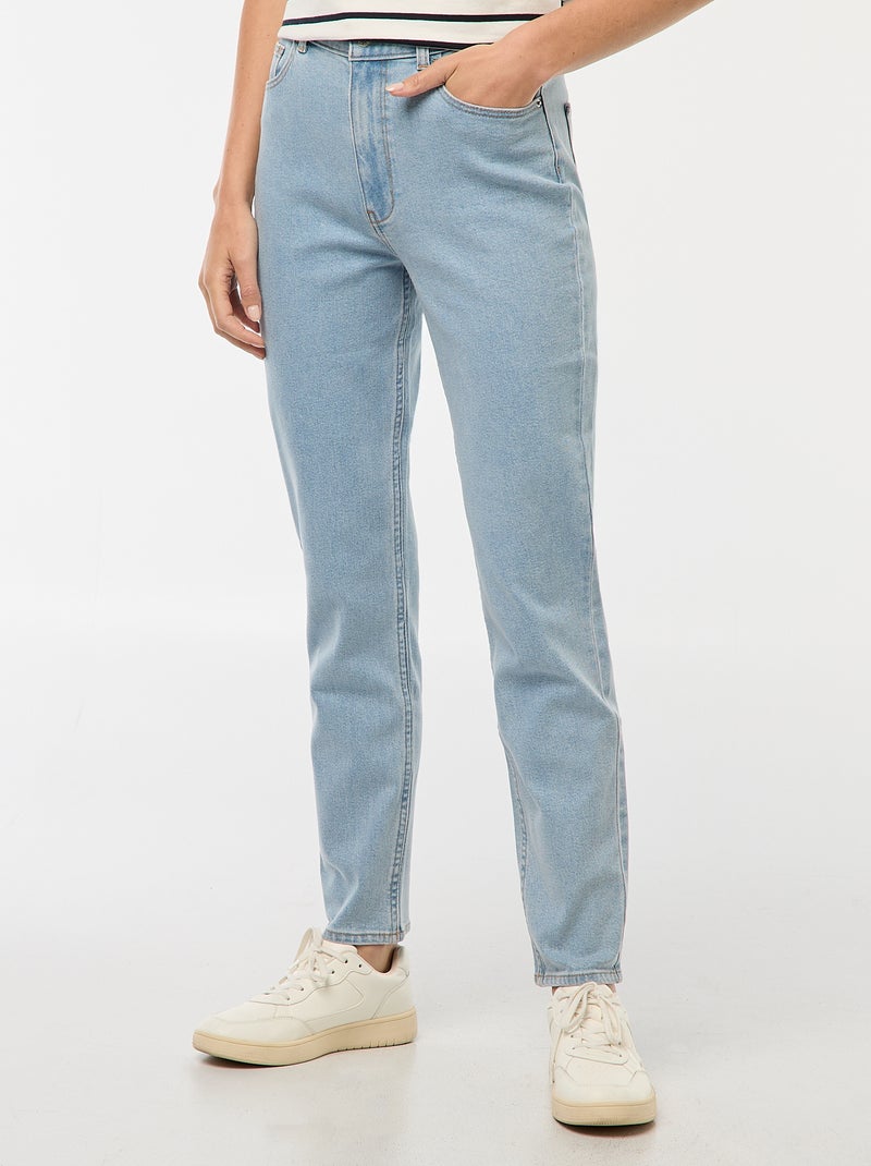 Jeans taglio mom - L32 Blu - Kiabi