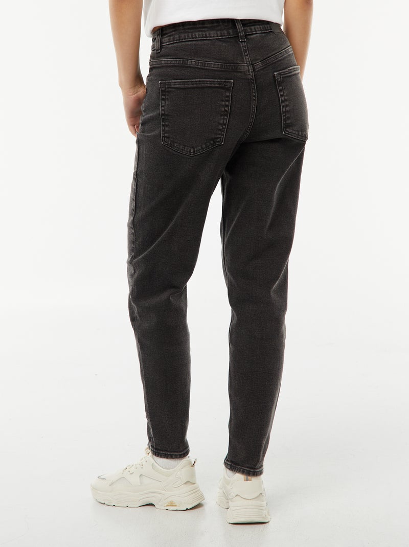 Jeans taglio mom - L32 Nero - Kiabi