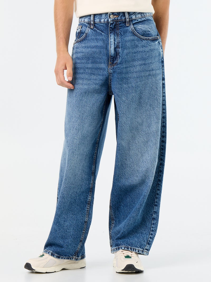 Jeans taglio super baggy Blu - Kiabi