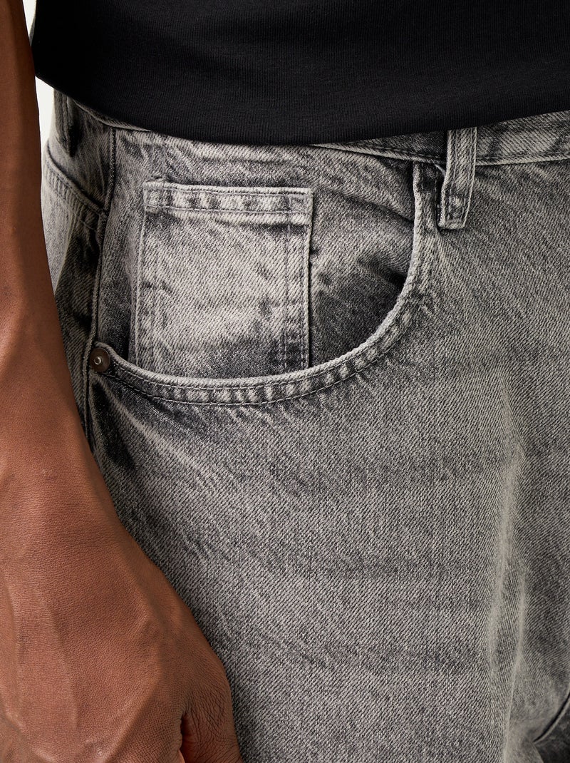 Jeans taglio super baggy Grigio - Kiabi