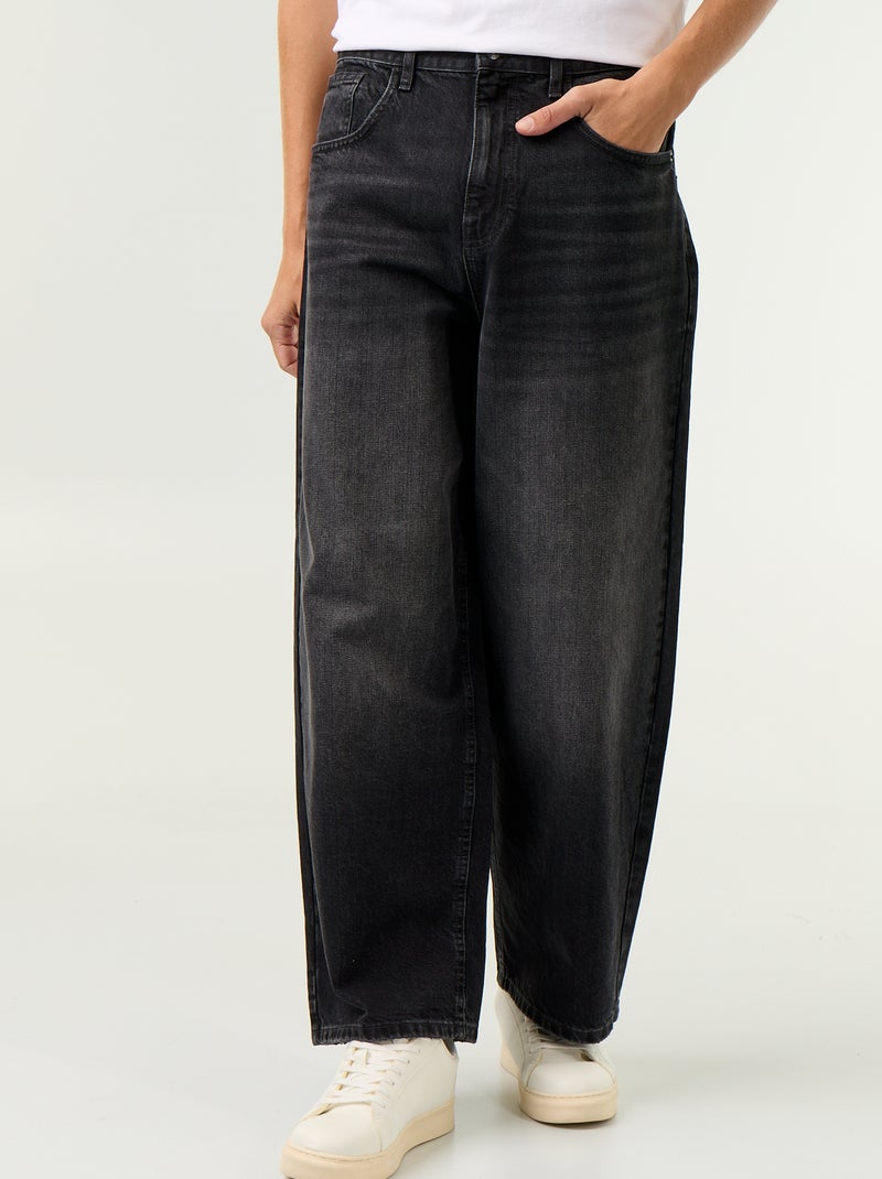 Jeans taglio super baggy Nero - Kiabi