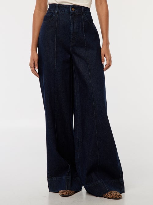 Jeans taglio wide leg a 5 tasche - Kiabi