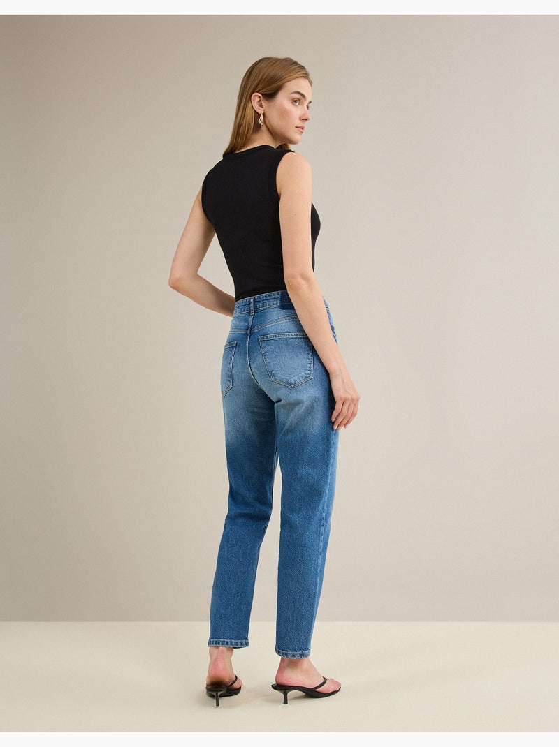 Jeans tapered mom fit, MO Fashion Blu - Kiabi