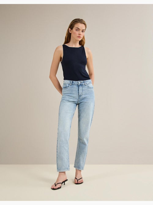 Jeans tapered mom fit, MO Fashion - Kiabi Jeans tapered mom fit, MO Fashion - Kiabi