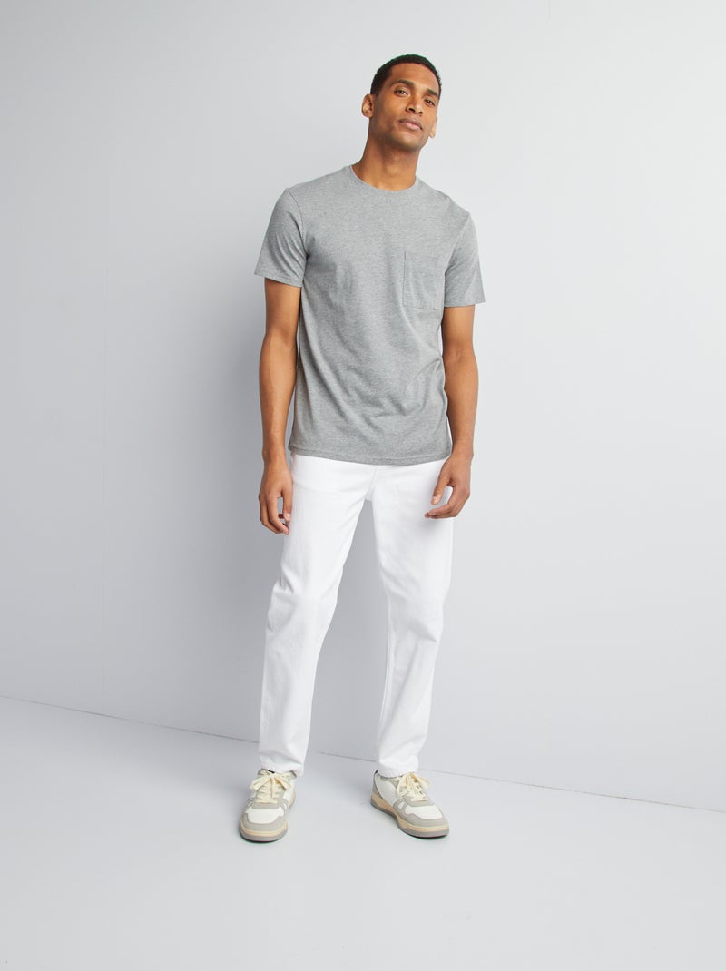 MUSTANG Style Denver Tapered Cropped Jeans, Azzurro 112, 28W x 30L Uomo