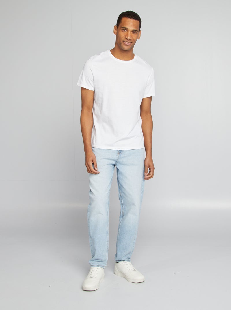 Jeans tapered slim / taglio affusolato 5 tasche BLU - Kiabi