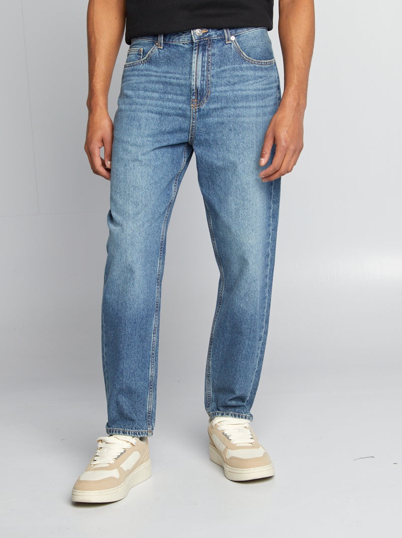 Jeans tapered slim / taglio affusolato 5 tasche BLU - Kiabi