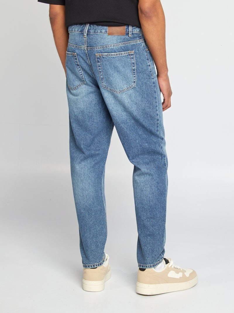 Jeans tapered slim / taglio affusolato 5 tasche BLU - Kiabi