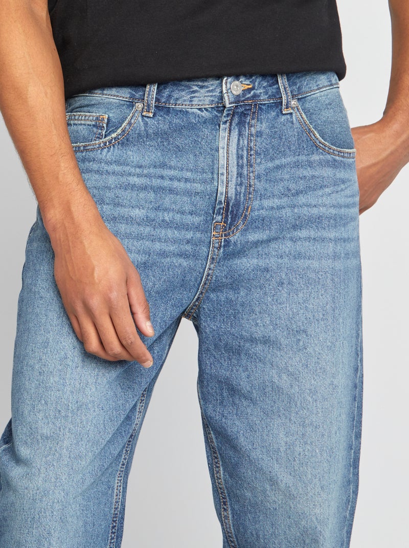 Jeans tapered slim / taglio affusolato 5 tasche BLU - Kiabi