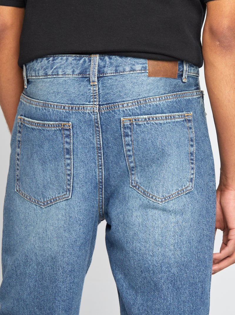 Jeans tapered slim / taglio affusolato 5 tasche BLU - Kiabi