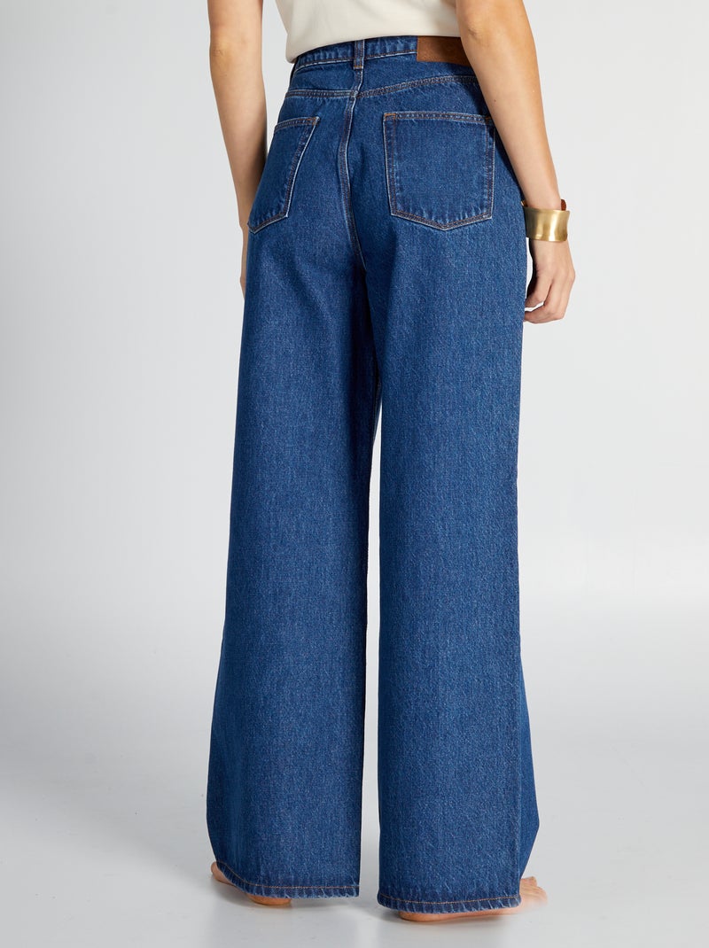 Jeans wide leg - 30L BLU - Kiabi