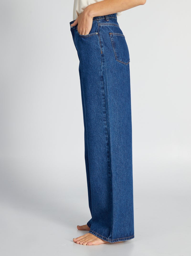 Jeans wide leg - 30L BLU - Kiabi
