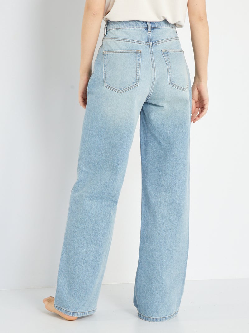 Jeans wide leg - 30L blu - Kiabi