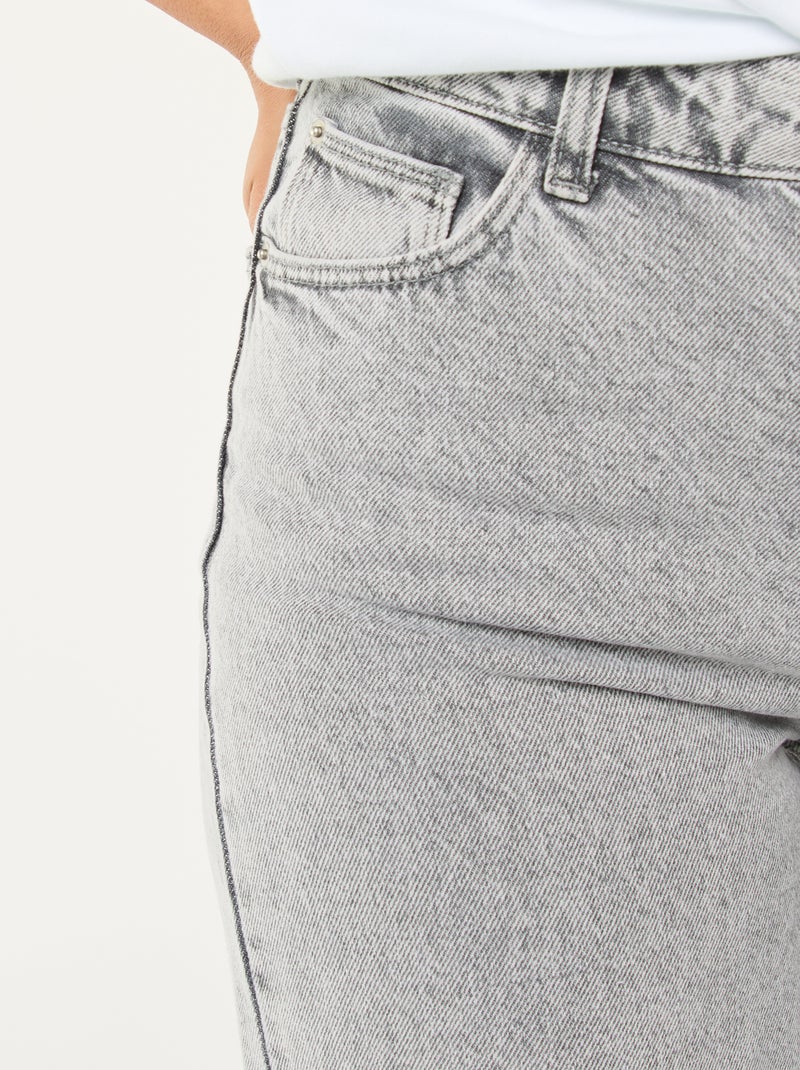 Jeans wide leg - 30L Grigio - Kiabi