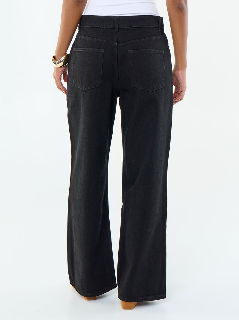 Jeans wide leg - 30L Nero - Kiabi