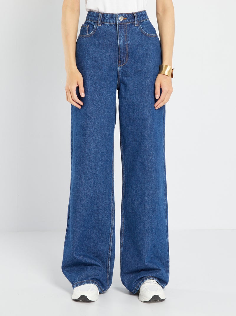 Jeans wide leg - 32L BLU - Kiabi
