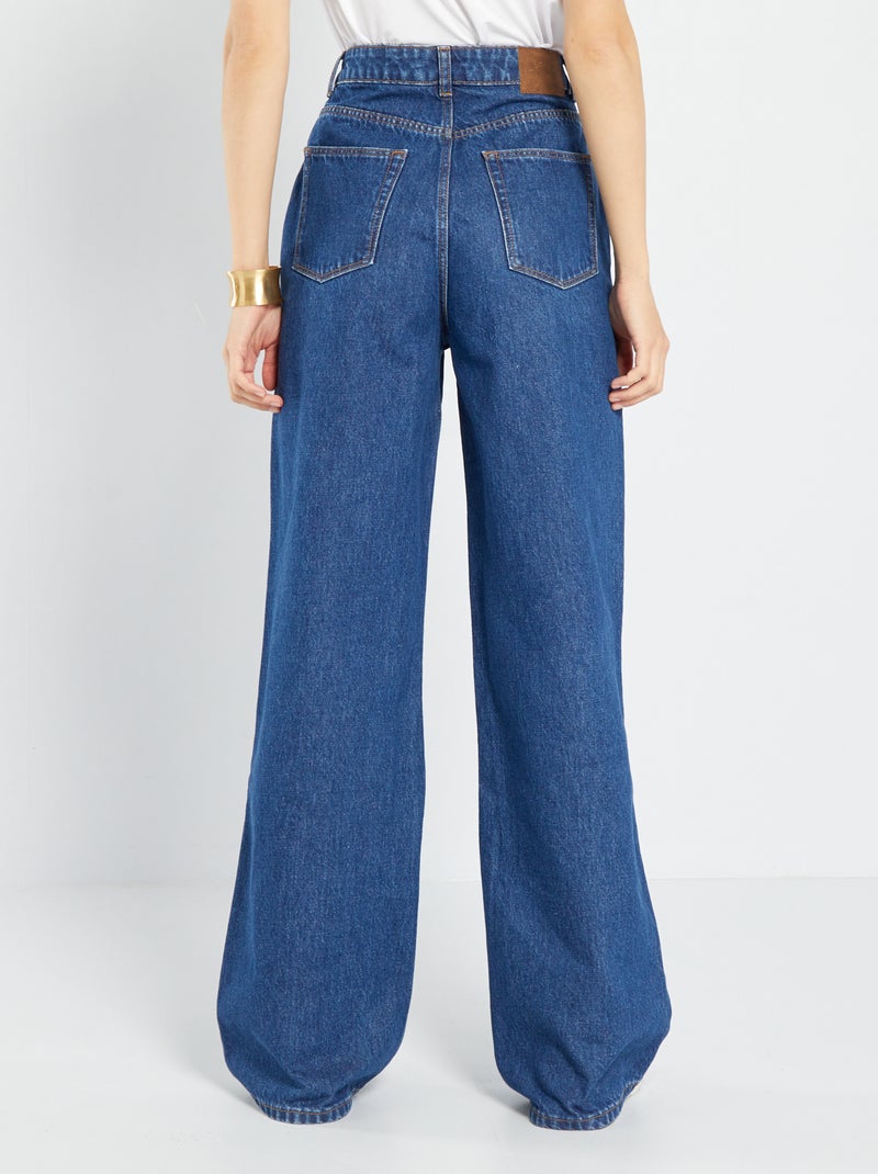 Jeans wide leg - 32L BLU - Kiabi