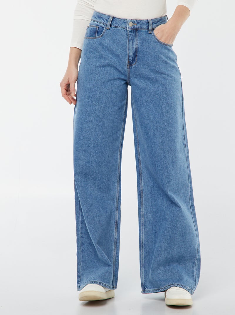 Jeans wide leg - 32L blu - Kiabi
