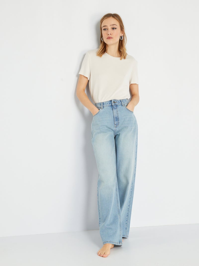 Jeans wide leg - 34L blu - Kiabi