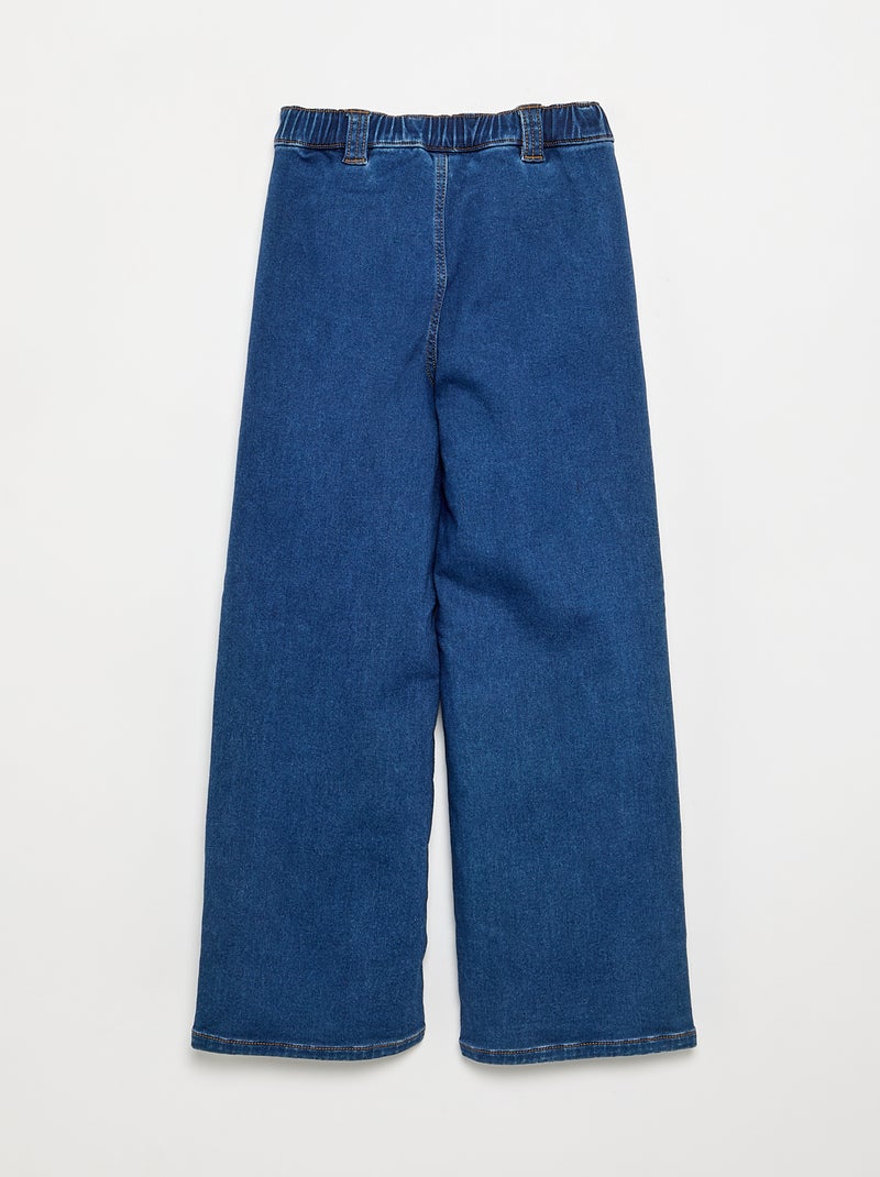 Jeans wide leg - collezione facile da indossare Blu - Kiabi