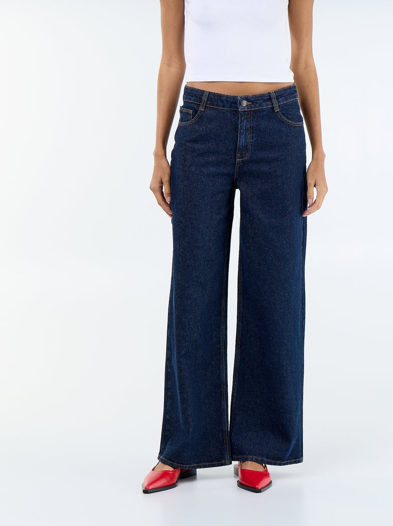 Jeans wide leg - L30 Blu - Kiabi