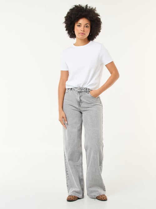 Jeans wide leg - L32 - Kiabi Jeans wide leg - L32 - Kiabi