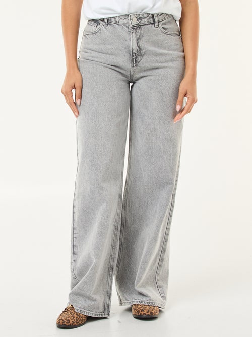 Jeans wide leg - L32 - Kiabi Jeans wide leg - L32 - Kiabi