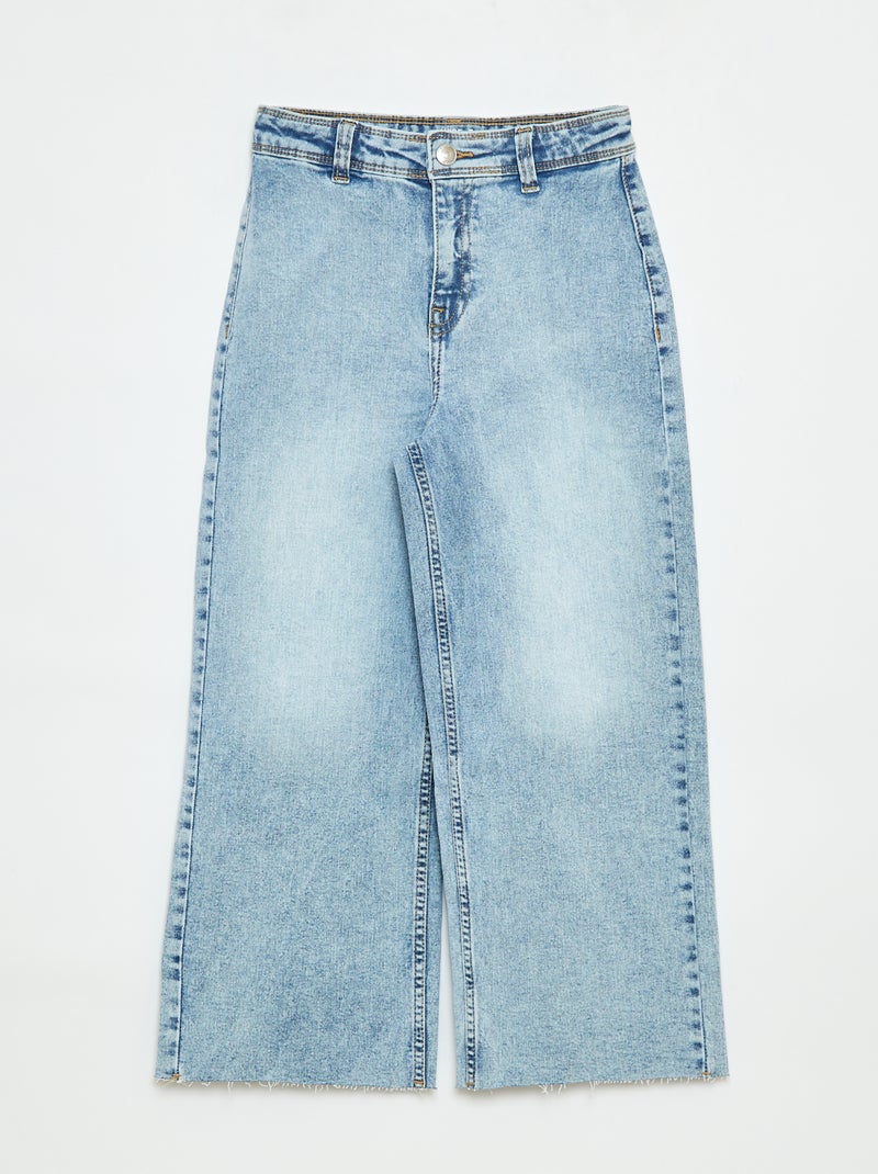 Jeans wide leg - Taglio più confortevole Blu - Kiabi