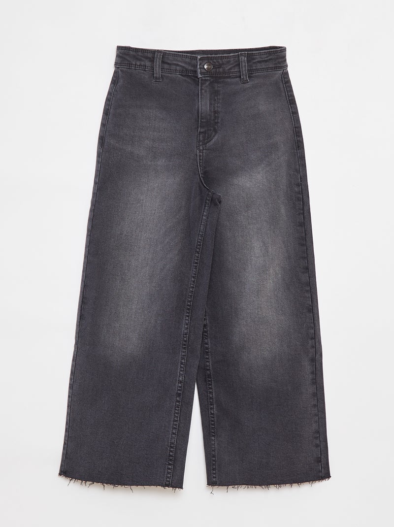 Jeans wide leg - Taglio più confortevole Grigio - Kiabi