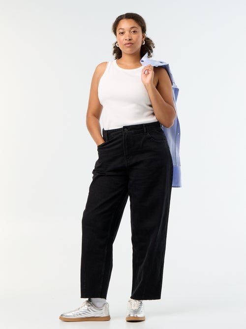 Jeans wide leg a 5 tasche - Kiabi Jeans wide leg a 5 tasche - Kiabi