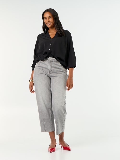 Jeans wide leg a 5 tasche - Kiabi Jeans wide leg a 5 tasche - Kiabi