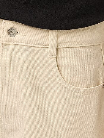Jeans wide leg a vita alta