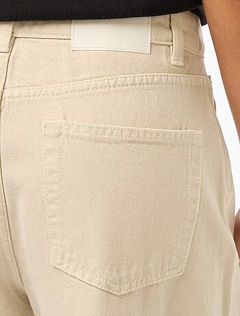 Jeans wide leg a vita alta