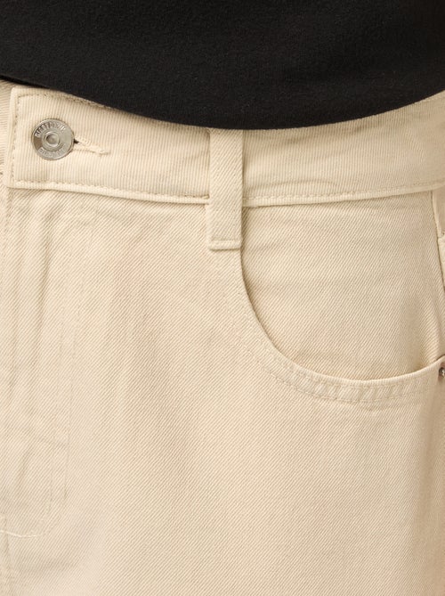 Jeans wide leg a vita alta - Kiabi