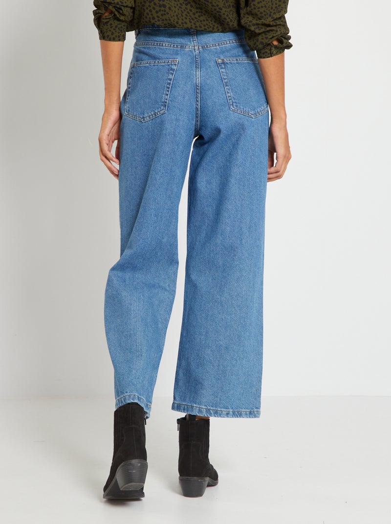 Jeans Donna Vittorio Y - Vita Alta, Gamba Larga, Taglio Baggy FX9050 - Foto 4