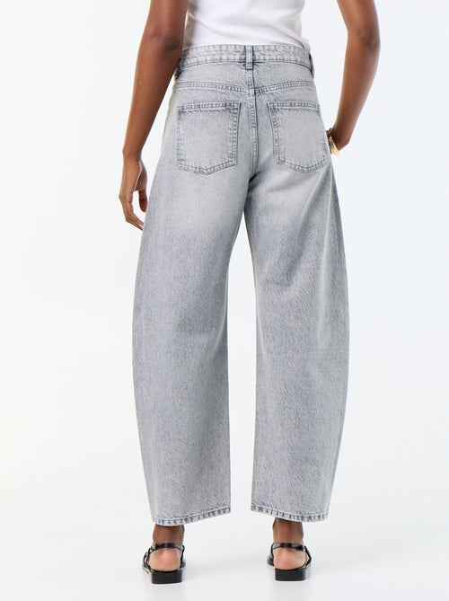 Jeans wide leg a vita alta - Kiabi