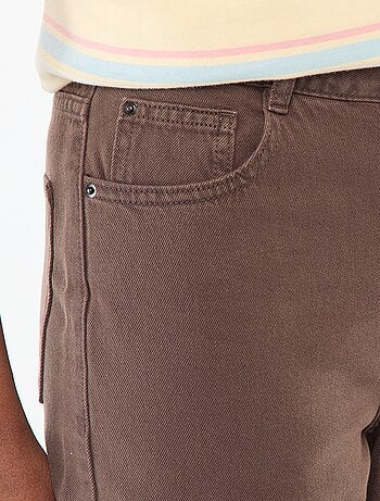 Jeans wide leg a vita alta