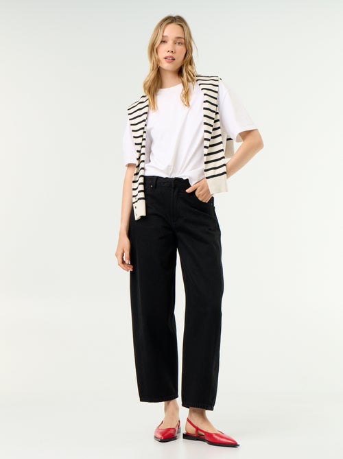 Jeans wide leg a vita alta - Kiabi Jeans wide leg a vita alta - Kiabi