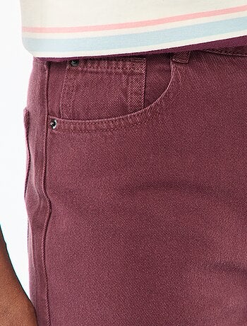 Jeans wide leg a vita alta