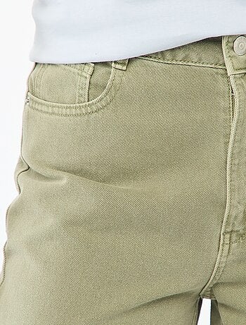 Jeans wide leg a vita alta