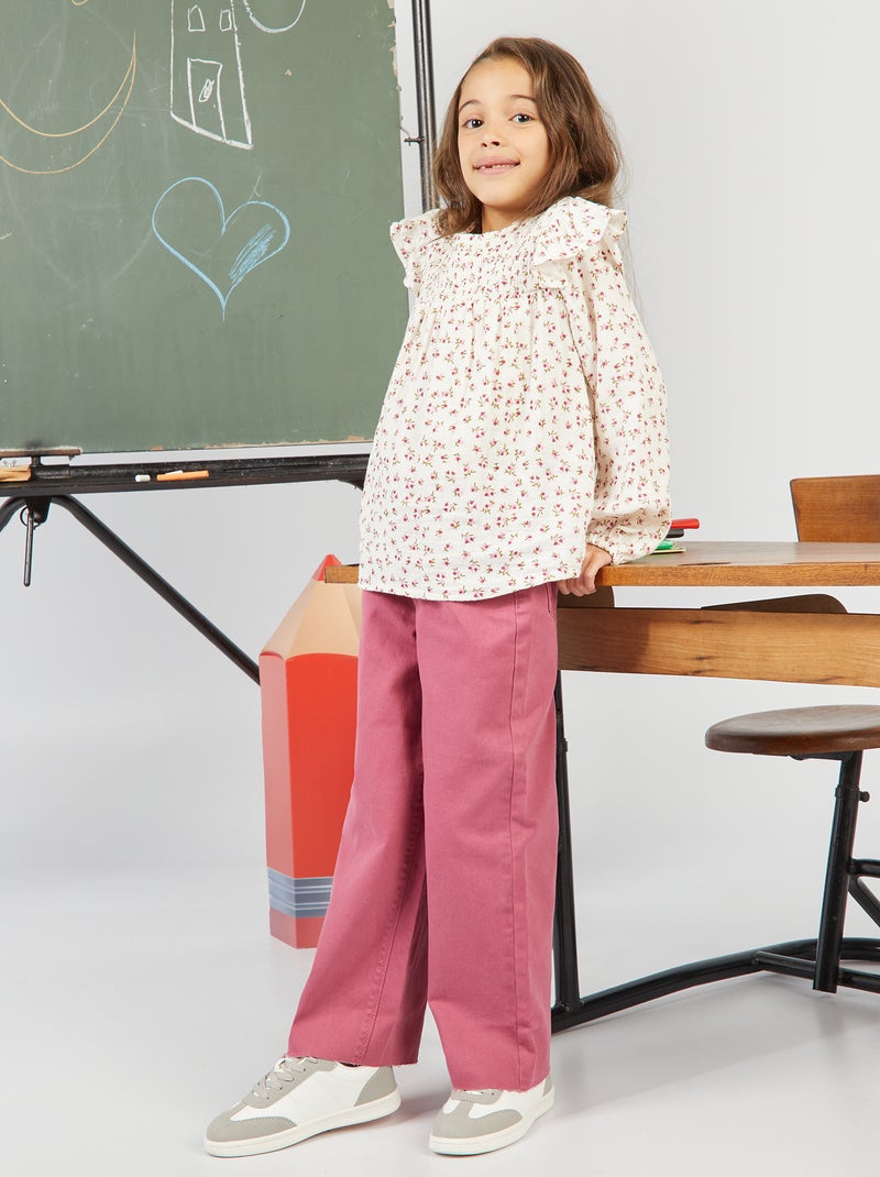 Jeans wide leg a vita alta VIOLA - Kiabi