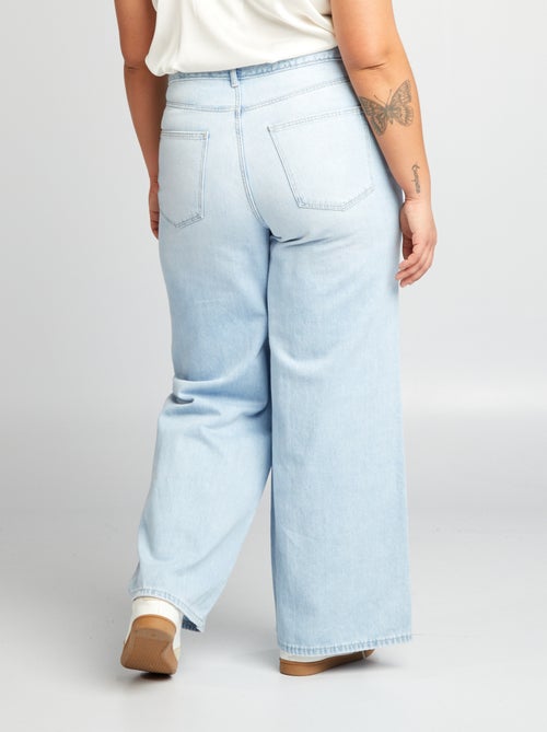 Jeans wide leg con 5 tasche - Kiabi