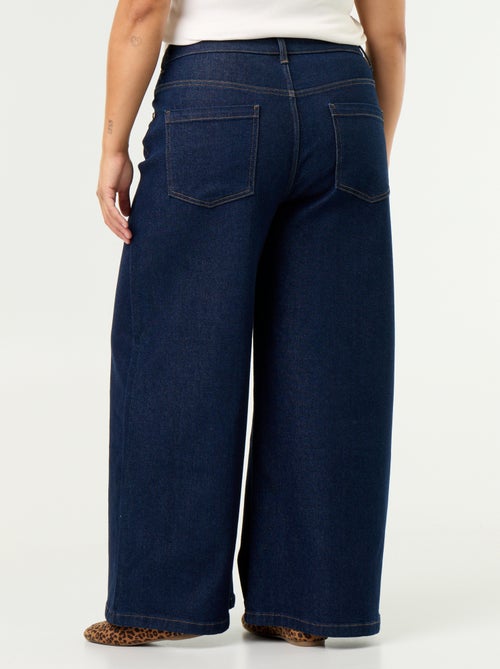 Jeans wide leg con dettagli dorati - Kiabi Jeans wide leg con dettagli dorati - Kiabi