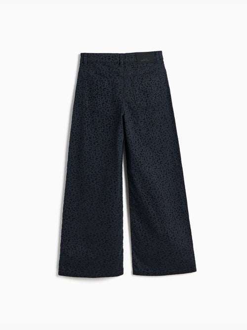 Jeans wide leg con stampa animalier, mo fashion - Kiabi