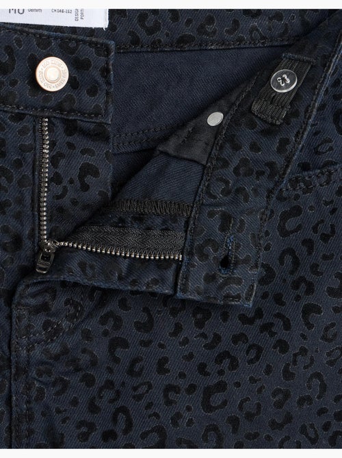 Jeans wide leg con stampa animalier, mo fashion - Kiabi