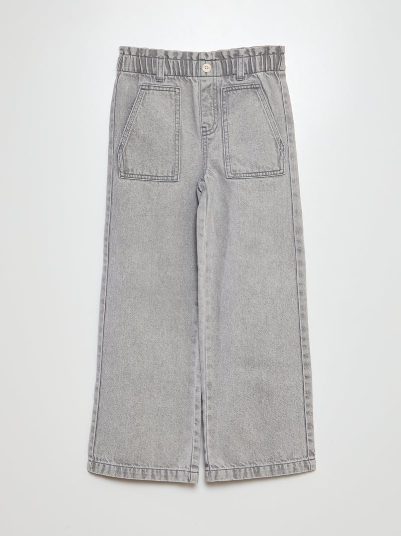 Jeans wide leg GRIGIO - Kiabi