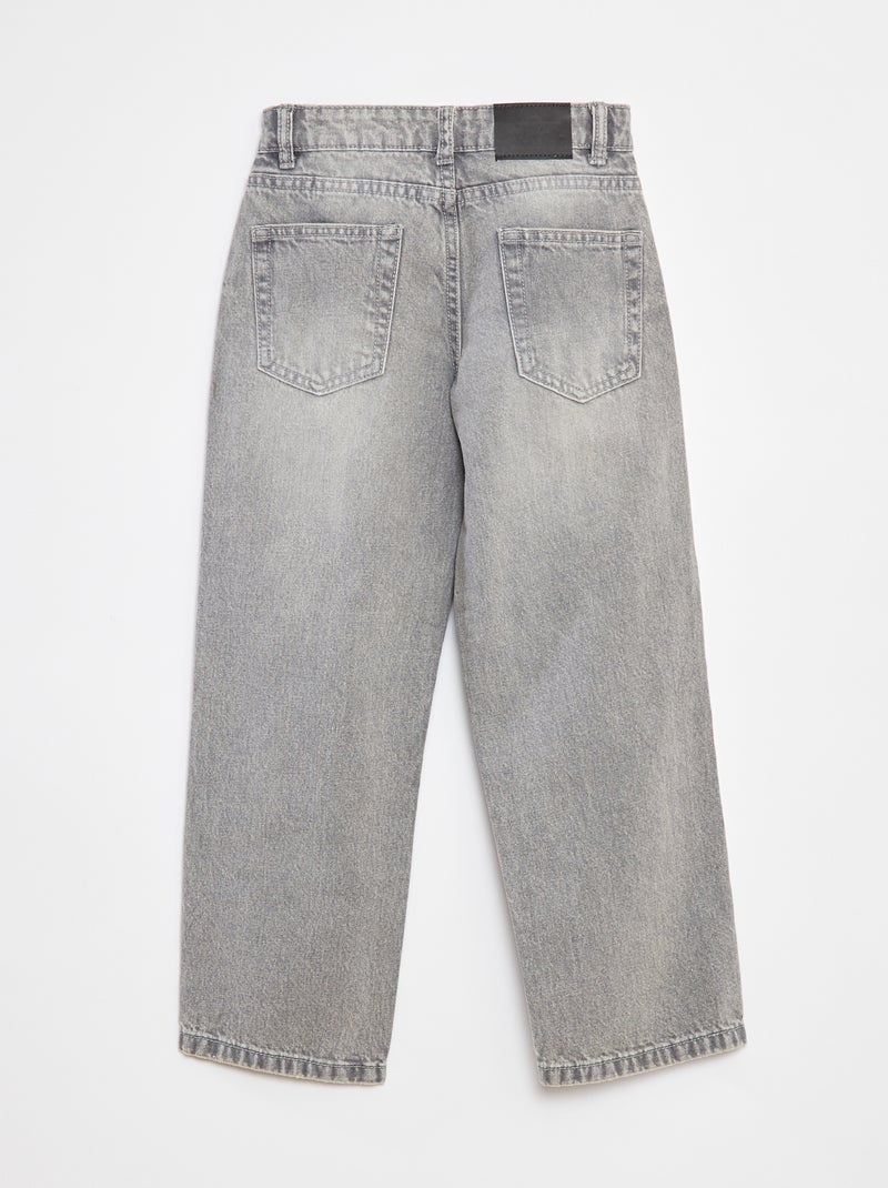 Jeans wide leg Grigio - Kiabi