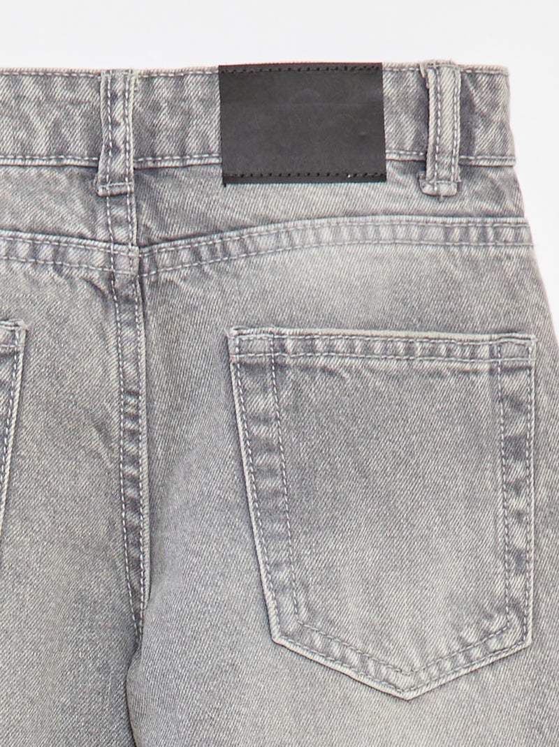 Jeans wide leg Grigio - Kiabi